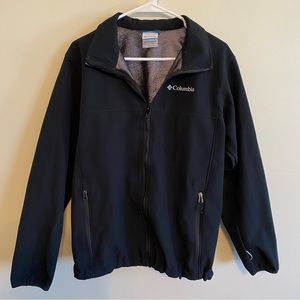 Men’s Black Fill Zip Columbia Jacket